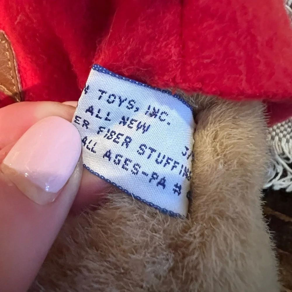 Paddington Bear Plush Toy, 31st anniversary with tags, Eden Toys, see pics